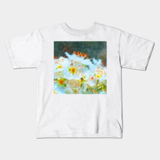 Painted Blossom Flowers Kids T-Shirt